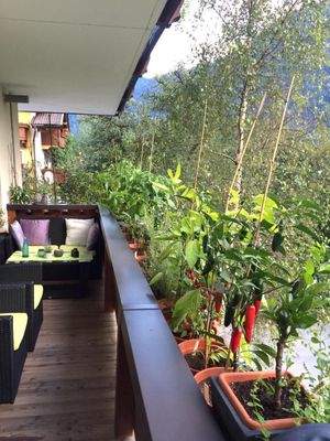 Balkon an einer Wohnung