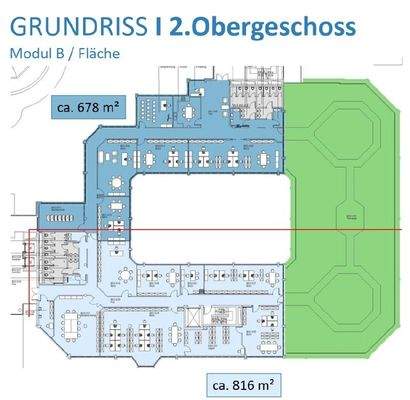 Grundriss 2 OG Modul B