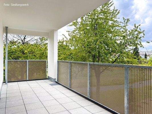 Musterwohnung: Terrasse