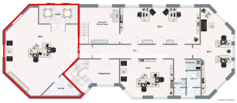 M2352-1.OG Grundriss OG - Teilungsoption 2