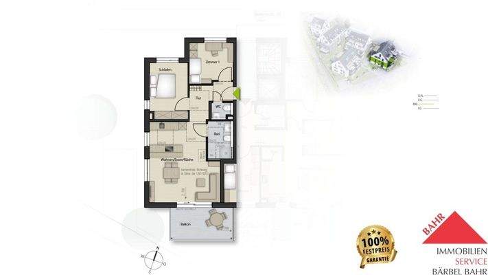 Grundriss Wohnung Nr. 4