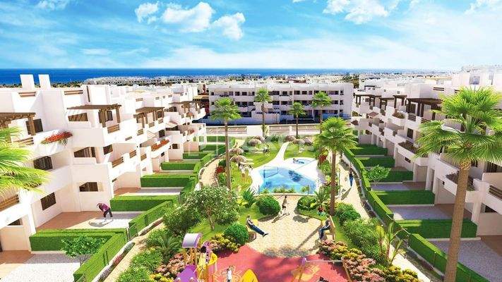 Apartments in a Complex in Almeria Spain