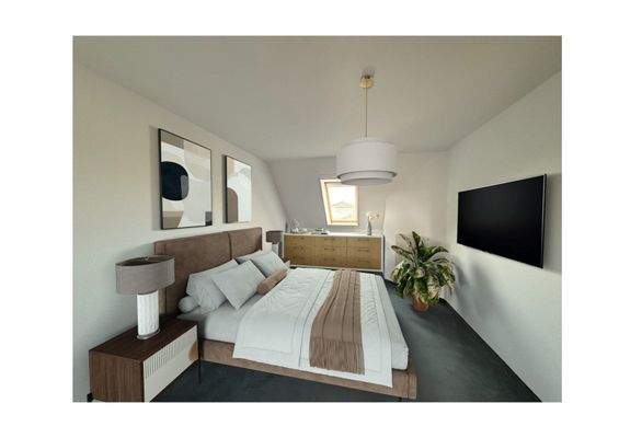 Einrichtungsbeispiel Schlafen KI generiert