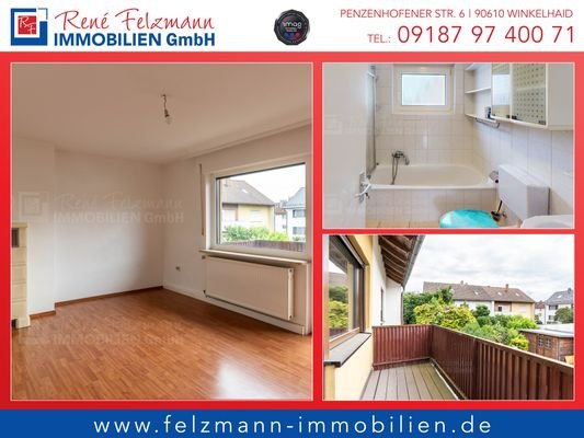 Etagenwohnung mit Balkon