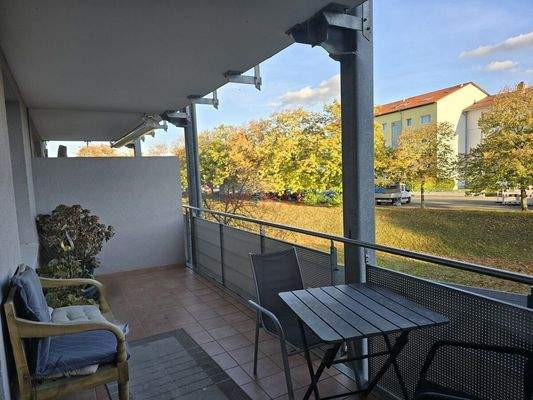 15m² großer Balkon