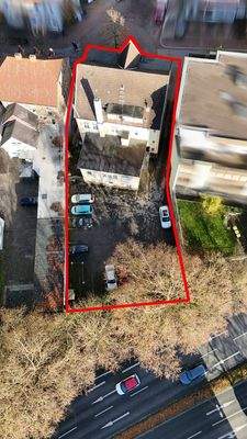 Blick auf das Grundstück