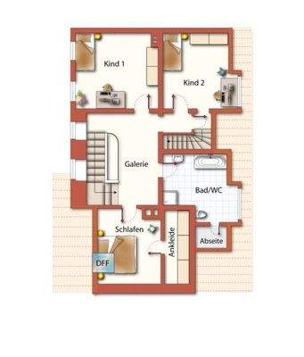 Grundriss Obergeschoss