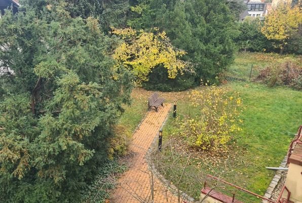 Aussicht vom Balkon