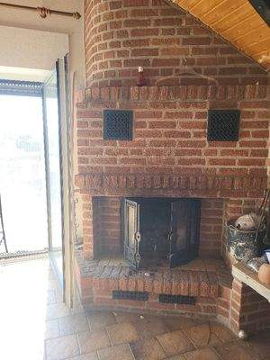 off. Kamin im OG-Zi.