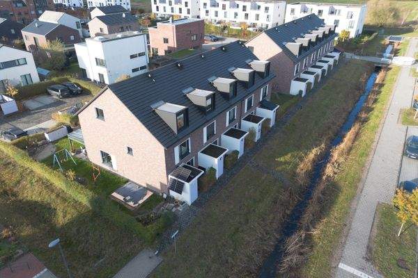 Vogelperspektive Straße