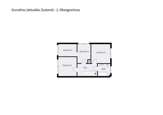 Grundriss - aktueller Zustand - OG