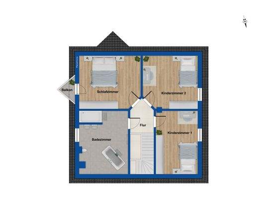 Grundriss Dachgeschoss