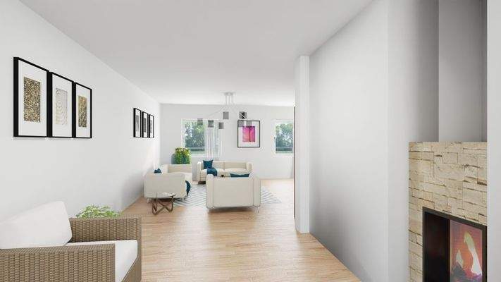 Wohnbeispiel Wohnzimmer 1