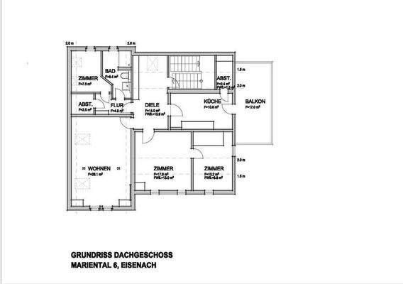 Grundriss Dachgeschoss