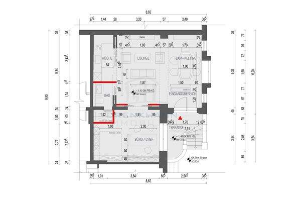 Technischer Grundriss