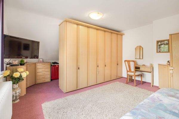 Schlafbereich im Dachgeschoss