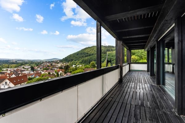 Balkon mit Fernblick