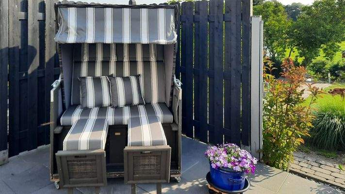 im Strandkorb chillen