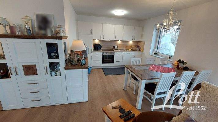 Wohn- und Essbereich mit Küche