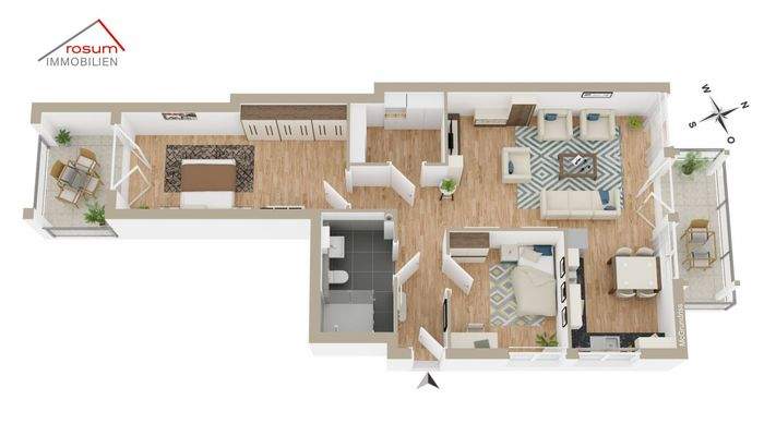 Grundriss Visualisierung