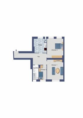 Grundriss WE 217