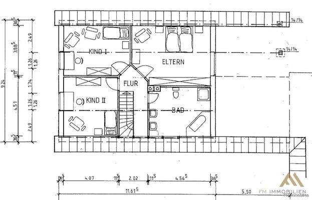 Grundriss Dachgeschoss