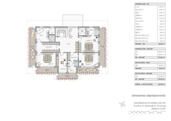 Grundriss - OBERGESCHOSS -