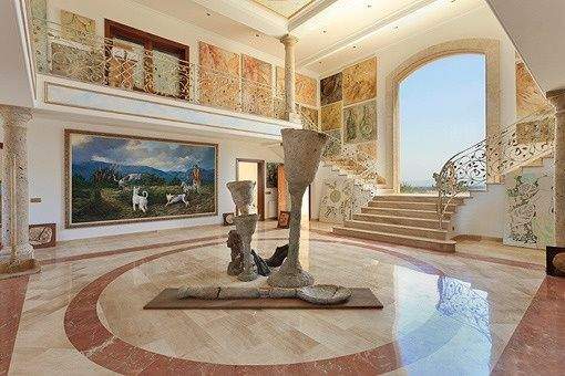 Panoramablick aus der Eingangshalle