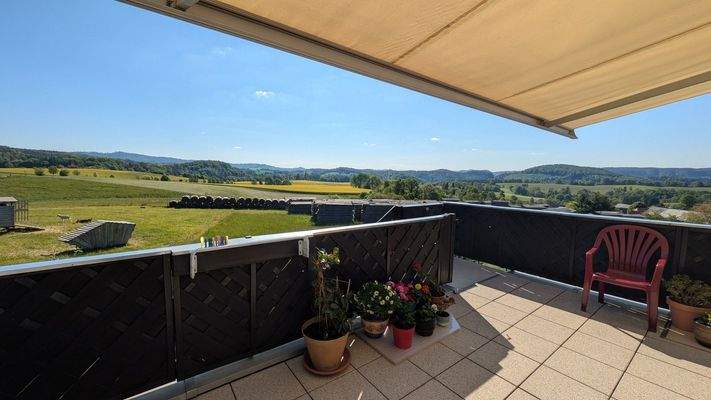 Blick von der Dachterrasse