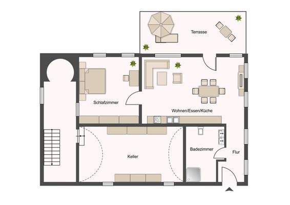 Grundriss Erdgeschoss 