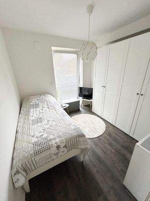 Eins der beiden Schlafzimmer