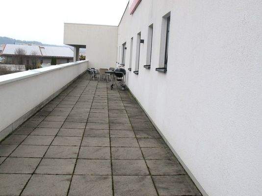 Große Dachterrasse