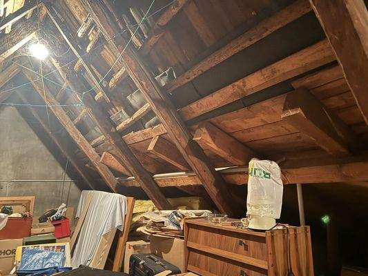 Dachboden mit Harzer Doppeldach