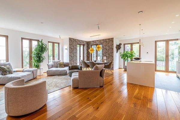 Wohn- und Essbereich in Ebene 0