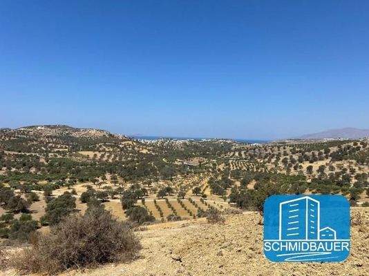 Kreta, Sivas: Grundstück mit herrlichem Meerblick am Ortsrand zu verkaufen