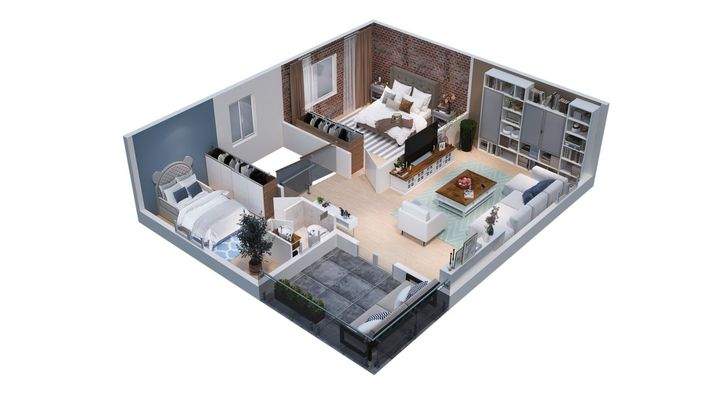 Obergeschoss (vorderes Haus)