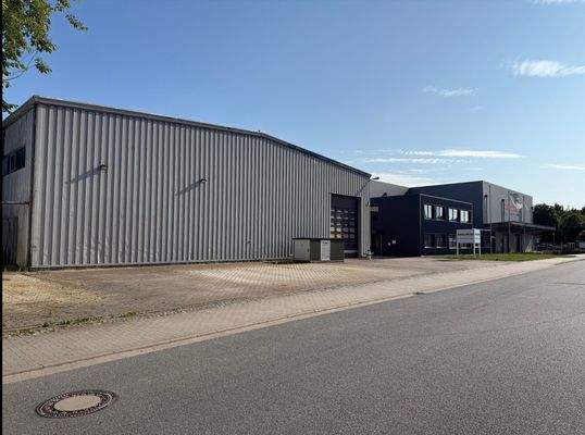 S/W Ansicht Halle 2, Büro, Halle 1