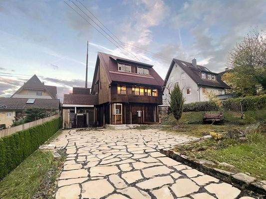 Grobe Visualisierung Hausansicht