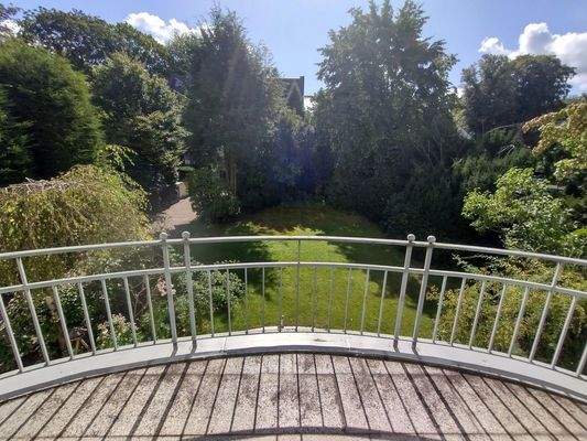 Blick vom Südbalkon