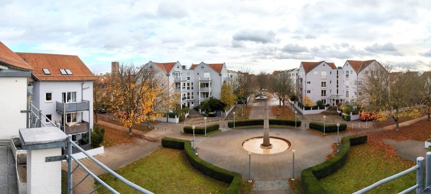 Panoramablick vom Ostbalkon