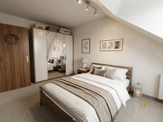 Schlafzimmer visualisiert