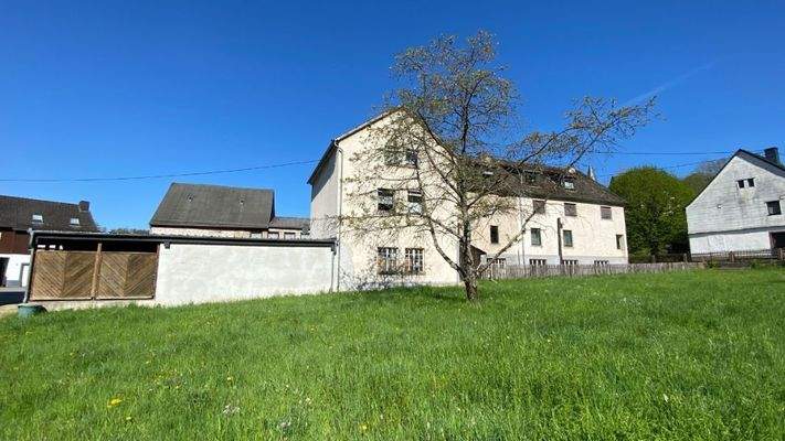 Rückseite des Gebäudes