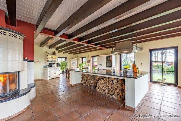 Kachelofen / Wohnküche