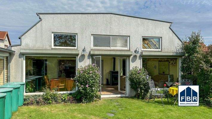 Rückseite zur Sonne