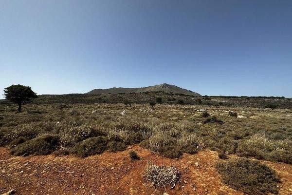 Kreta, Kokkino Chorio: Spektakuläres 80.000 m² großes Grundstück mit Meerblick auf Kreta zum Verkauf