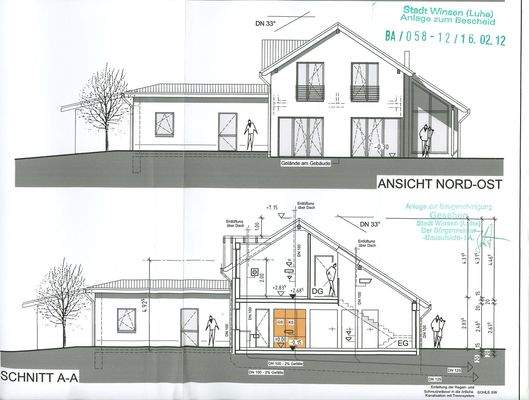 Ansicht und Schnitt 10a