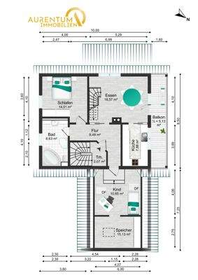 Grundriss Dachgeschoss
