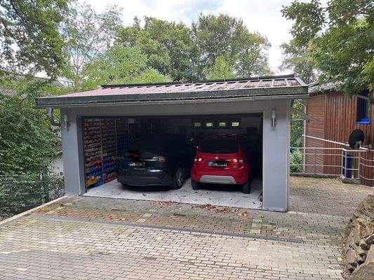 unterkellerte Doppelgarage