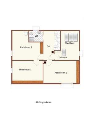 Grundrissplan UG-technisch bearbeitet