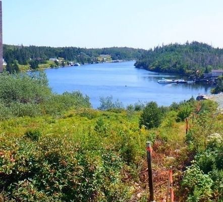 Blick auf die idyllische Bucht